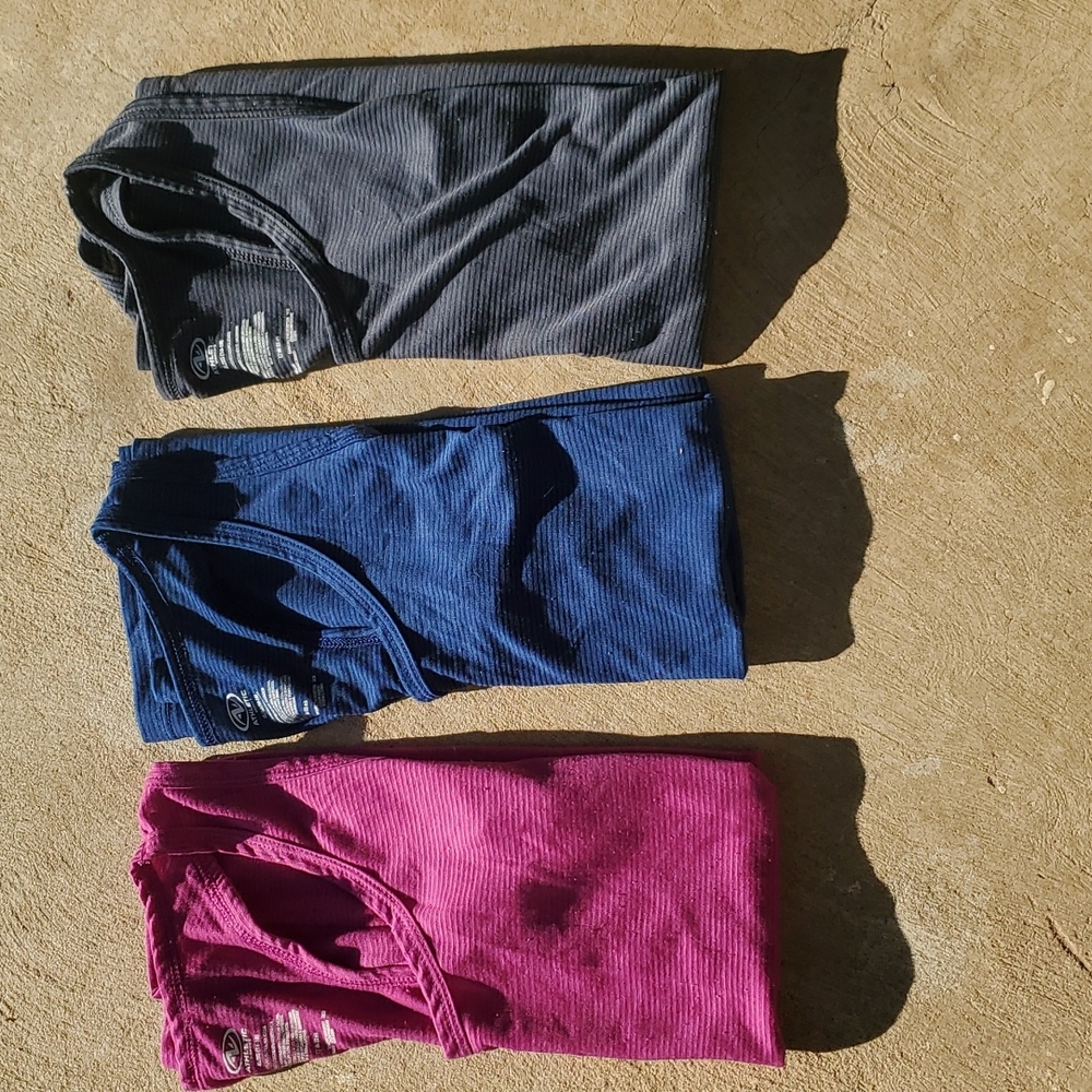Athletic Works Womens XL Racerback Tank Tops (Set Of 3) - Picture 2 of 3